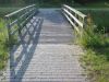 Oude brug met leuning